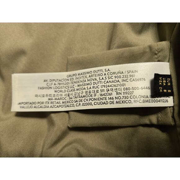 New without Tags Women's Massimo Dutti Calidad Zipper Vest, Size Small - Picture 7 of 7